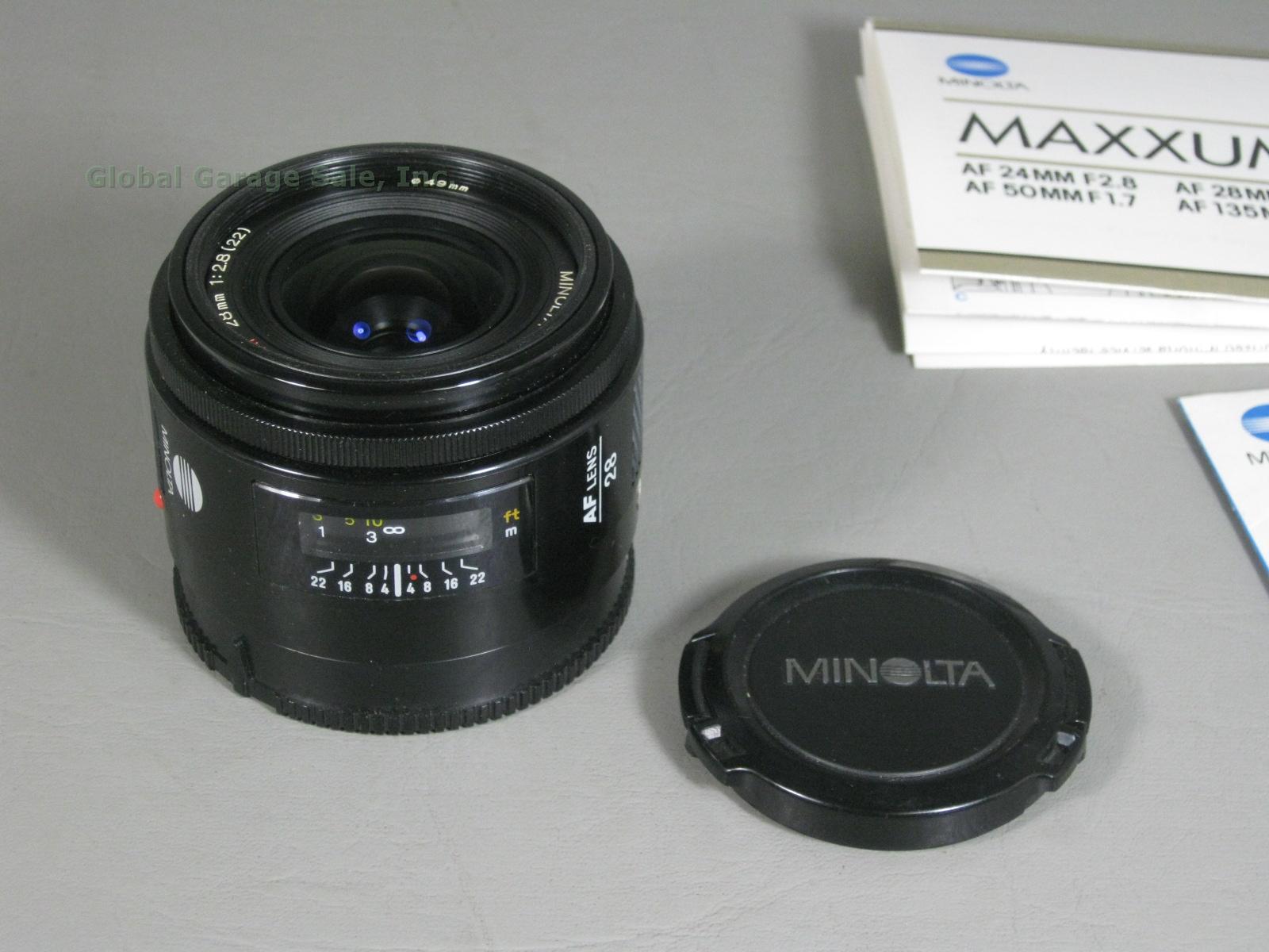 Minolta Maxxum 28 mm 28mm F/2.8 1:2.8 AF Wide Angle Camera Lens Sony Alpha NR! 1