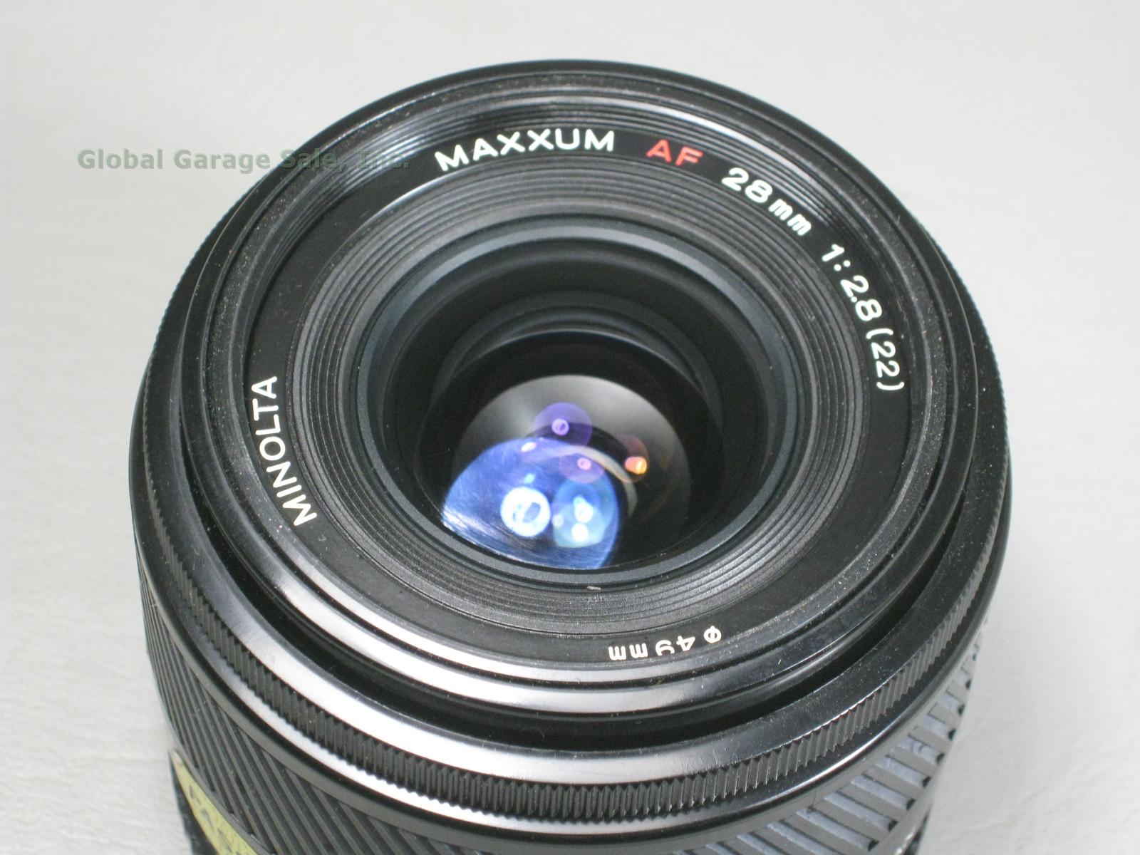 Minolta Maxxum 28 mm 28mm F/2.8 1:2.8 AF Wide Angle Camera Lens Sony Alpha NR! 2
