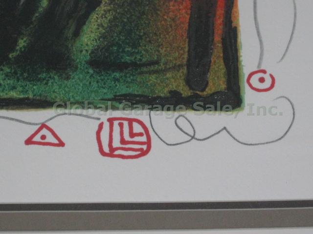 Long-Looi Lee 1-One Original Serigraph Hand Embellished Pencil Signed & Numbered 4