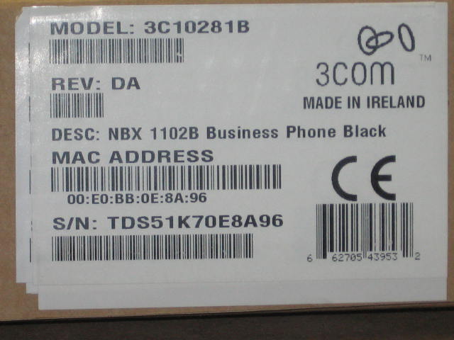 4 3Com NBX 1102 B Business Voip Telephones Phone System 2