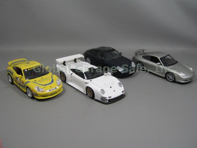 4 Diecast 1/18 Scale Porsche Replicas Maisto Hotwheels Burago Ut Models 911 917+