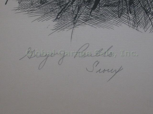 Vtg Original Gregory Perillo Signed Numbered S/N Print Sioux 54/100 Framed NR! 4