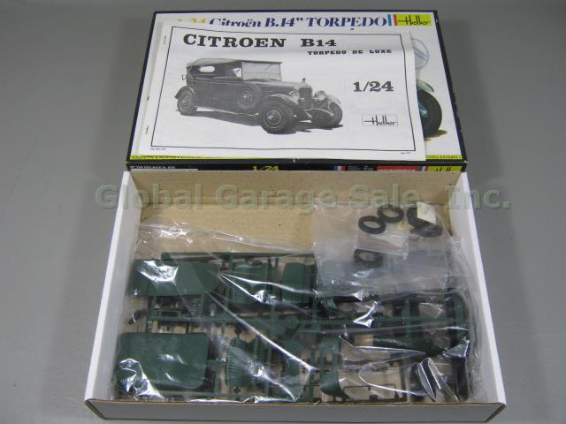 3 Heller Humbrol 1/24 Model Kits Citroen C4 Taxi Pompier B14 Torpedo De Luxe MIB 6