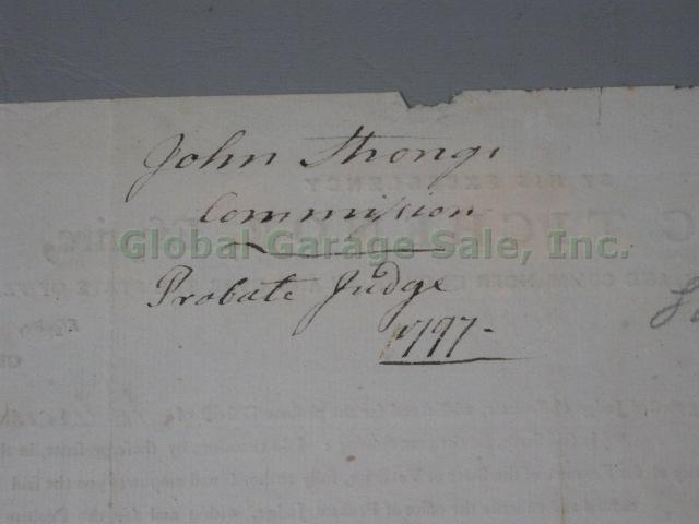 RARE Vermont Governors Signatures Signed Autographed Letters Document 1797-1950s 6