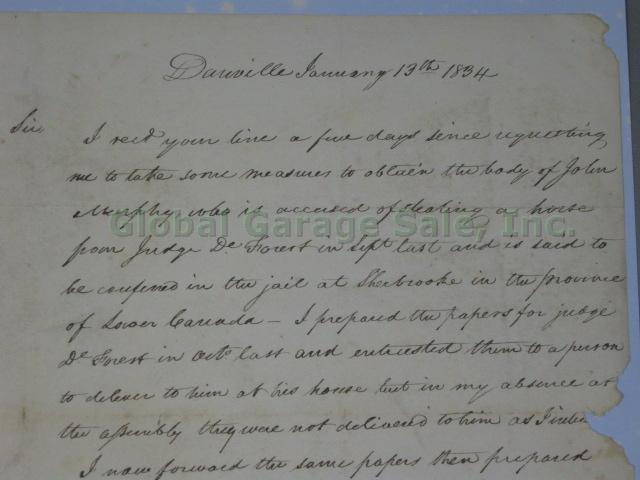 RARE Vermont Governors Signatures Signed Autographed Letters Document 1797-1950s 30