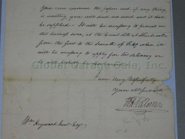 RARE Vermont Governors Signatures Signed Autographed Letters Document 1797-1950s 33