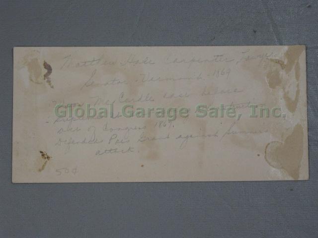 RARE Vermont Governors Signatures Signed Autographed Letters Document 1797-1950s 71
