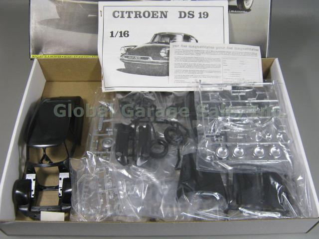 2 Heller Citroen DS 19 Cabriolet 1/16 Scale Model Kits #751 Black 80796 Red NR! 8