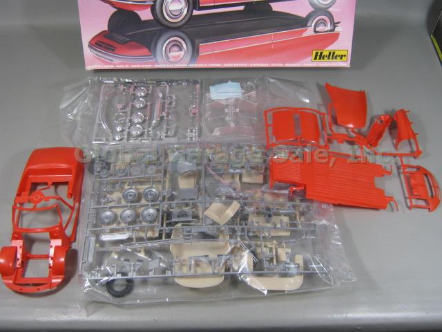 2 Heller Citroen DS 19 Cabriolet 1/16 Scale Model Kits #751 Black 80796 Red NR! 11