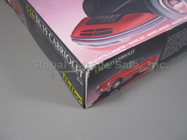 2 Heller Citroen DS 19 Cabriolet 1/16 Scale Model Kits #751 Black 80796 Red NR! 13