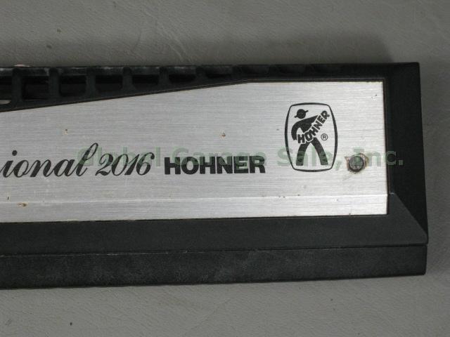 Hohner Professional Model CBH 2016 Chromatic Harmonica Original Case NO RESERVE! 3