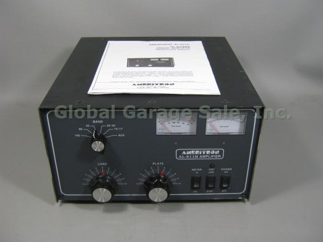 Ameritron AL-811H 800W 800 Watt HF Power Linear Amplifier W/ Manual NO RESERVE!