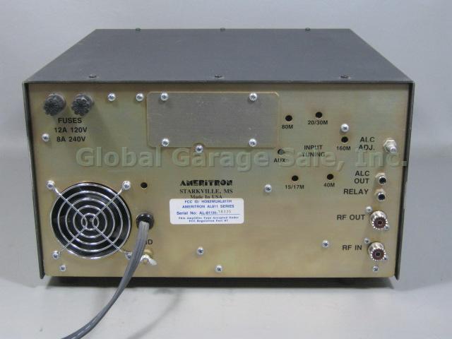 Ameritron AL-811H 800W 800 Watt HF Power Linear Amplifier W/ Manual NO RESERVE! 4