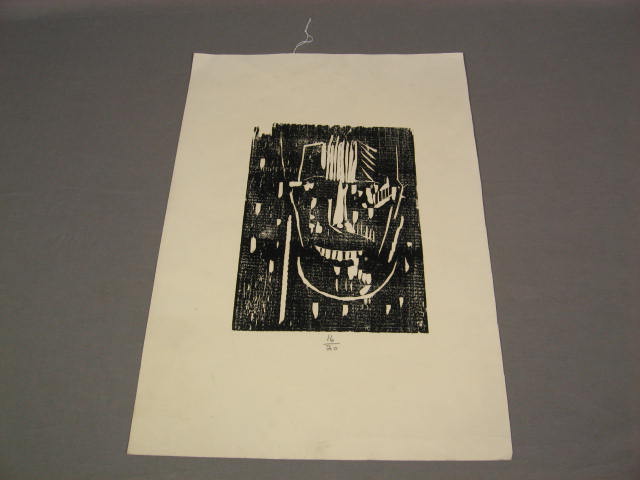 8 Original 1950s Signed Frank Wallace Woodblock Prints 17