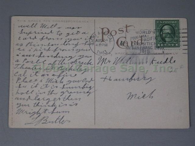 William Howard Taft Signed 1912 White House Card Signature Autograph +FDC +Stamp 5