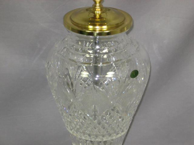 NEW Heritage Irish Crystal Tulip Table Lamp 30% Lead NR 2