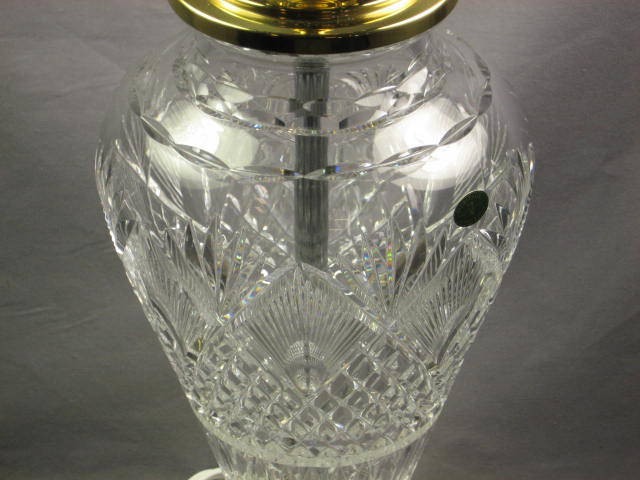 NEW Heritage Irish Crystal Tulip Table Lamp 30% Lead NR 3