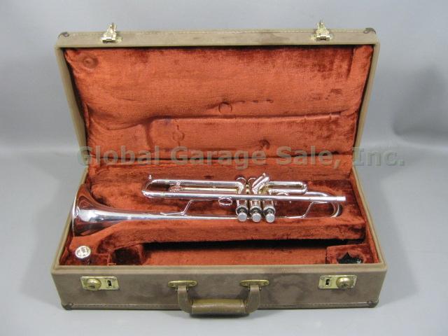 Holton MF-Horn ST302 Silver Bb Trumpet + Schilke 16 Mouthpiece + Case NO RESERVE