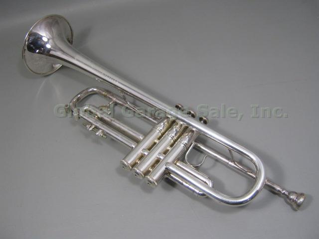 Holton MF-Horn ST302 Silver Bb Trumpet + Schilke 16 Mouthpiece + Case NO RESERVE 1