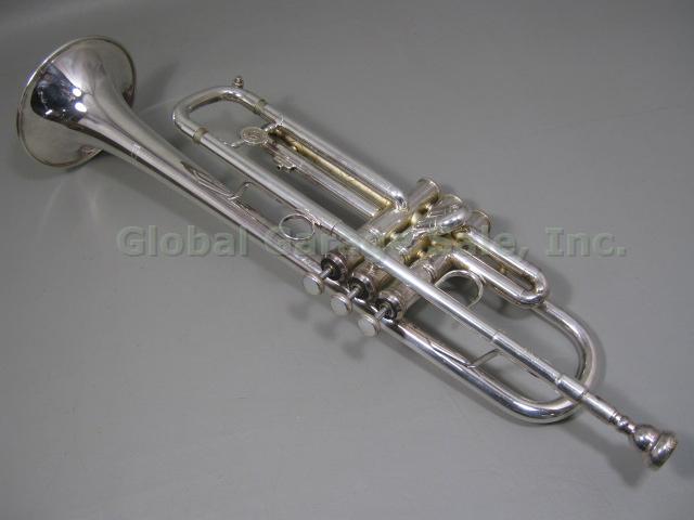 Holton MF-Horn ST302 Silver Bb Trumpet + Schilke 16 Mouthpiece + Case NO RESERVE 5