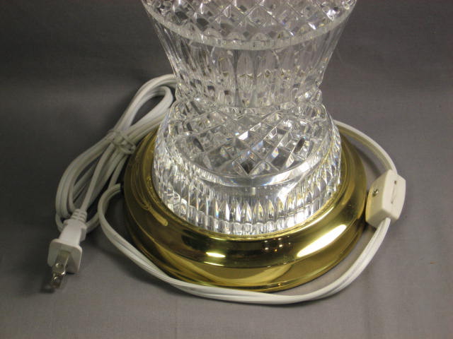 NEW Heritage Irish Crystal Tulip Table Lamp 30% Lead NR 6