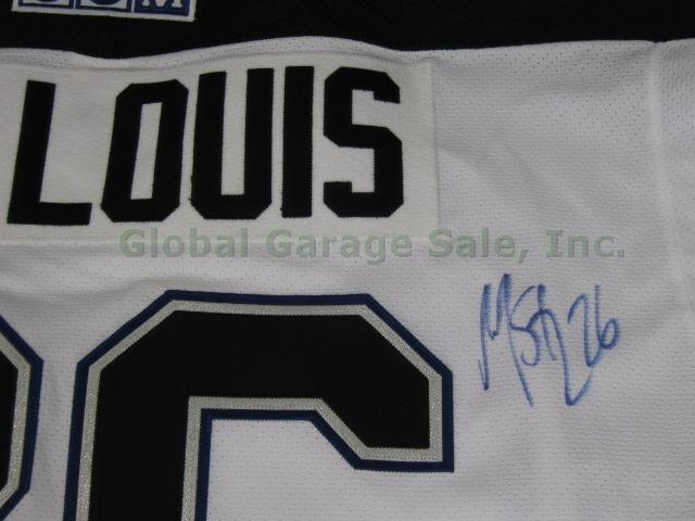 2004 Hand Signed Martin St Louis Tampa Bay Lightning Jersey MVP Stanley Cup Year 3