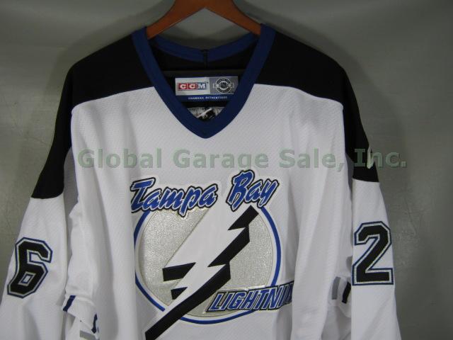 2004 Hand Signed Martin St Louis Tampa Bay Lightning Jersey MVP Stanley Cup Year 6