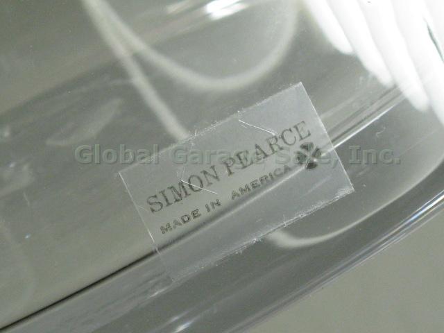 New Unused Simon Pearce Stratton Wine Glass Decanter W/ Stopper #1402 Signed NR! 3