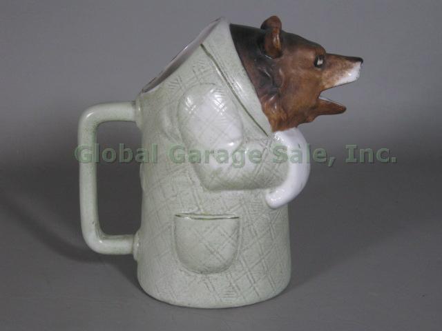 Antique Schafer & Vater German Porcelain Figural Bear Creamer Pitcher Germany NR 2