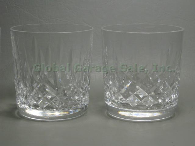 4 Waterford Crystal Lismore 9oz Old Fashioned Tumblers Glasses Set NO RESERVE! 1