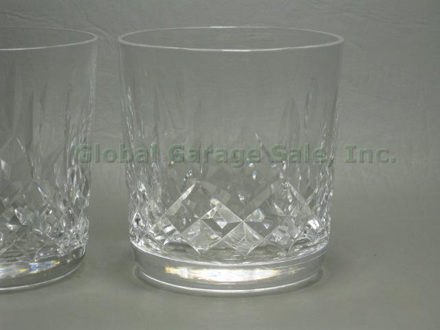 4 Waterford Crystal Lismore 9oz Old Fashioned Tumblers Glasses Set NO RESERVE! 2
