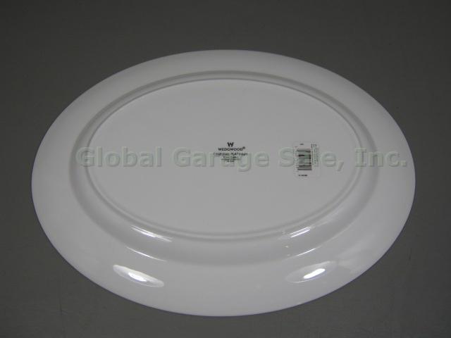New Wedgwood Celestial Platinum Bone China Oval Serving Platter Dish 15-5/8" NR! 3