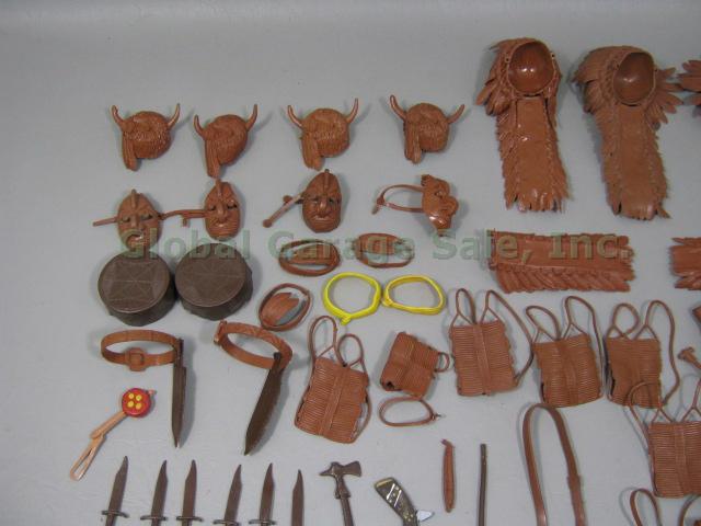 Vtg Marx Johnny West Fort Apache Fighters FAF Indian Canoe + Accessories Lot NR! 7