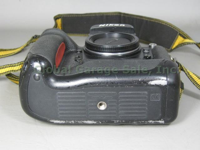 Nikon F5 35mm SLR Film Camera Body Sunpak 222 Flash HS-9 HS-10 Lens Hood Bundle 6