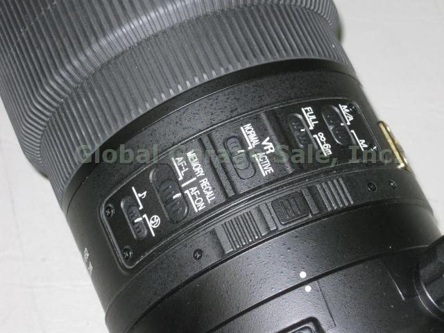 Nikon AF-S VR Nikkor 300mm f2.8 G IF-ED Lens HK-30 Hood Caps Pouch Manual Bundle 6