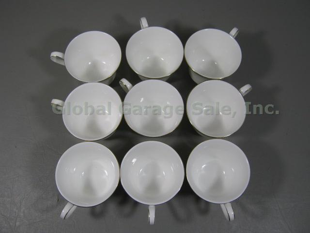 9 New Unused Royal Doulton Rhodes Fine Bone China Coffee Tea Cups Set Lot H 5099 1