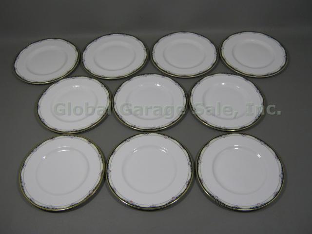 10 New Unused Royal Doulton Rhodes China Salad Luncheon Plates Set Lot H 5099 NR