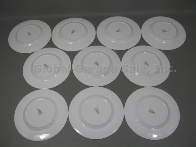 10 New Unused Royal Doulton Rhodes China Salad Luncheon Plates Set Lot H 5099 NR 2