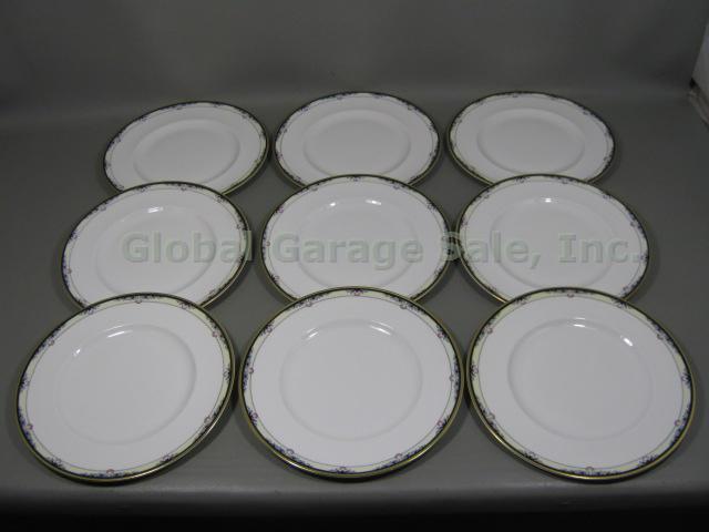 9 New Unused Royal Doulton Rhodes Fine Bone China Dinner Plates Set Lot H 5099