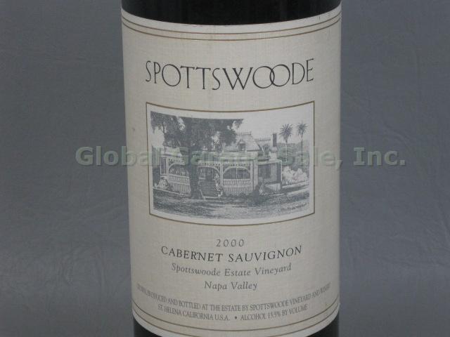 Sealed 2000 Spottswoode Estate Vineyard Napa Valley Cabernet Sauvignon 750ml 1