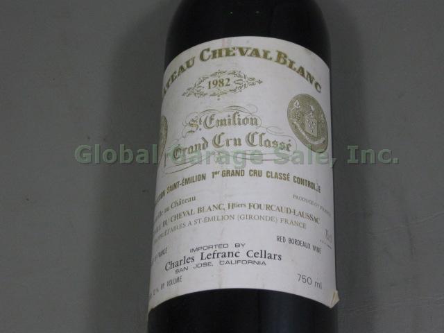 1982 Chateau Cheval Blanc St-Emilion 1er Grand Cru Classe Controlle 750ml 1