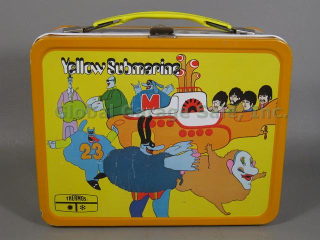 Vintage 1968 Beatles Yellow Submarine King Lunchbox Excellent Condition! NO RES!