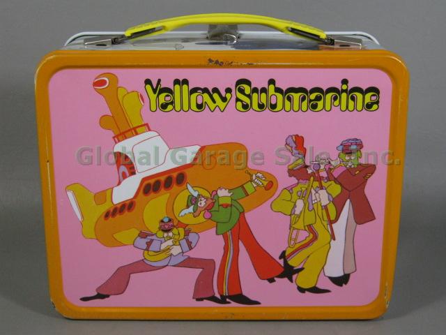 Vintage 1968 Beatles Yellow Submarine King Lunchbox Excellent Condition! NO RES! 1