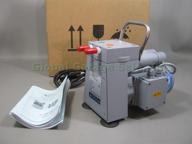 NEW In Box Vacuubrand ME 2C Diaphragm Vacuum Pump 250 mbar 120V Made In Germany 6