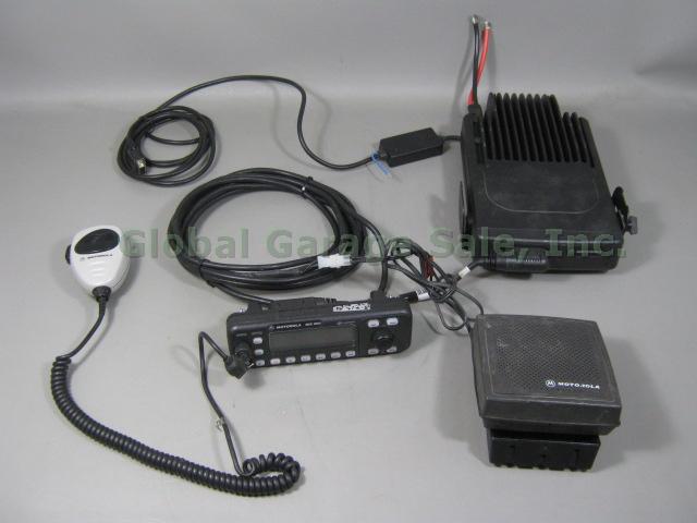 Motorola MCS2000 UHF 100W Narrowband Radio M01HX+627W 464.550MHz HMN4069E Mic ++