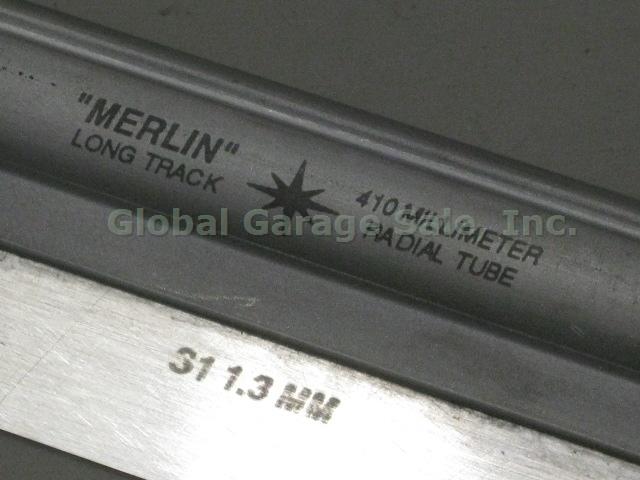 16" Dark Star Merlin 165mm/6.5" Long Track Speed Ice Skate Blades 410mm Radial 5