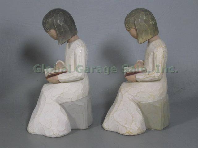 8 Willow Tree Figurines Lot Wisdom With Affection Love Of Learning Loving Amgel 4