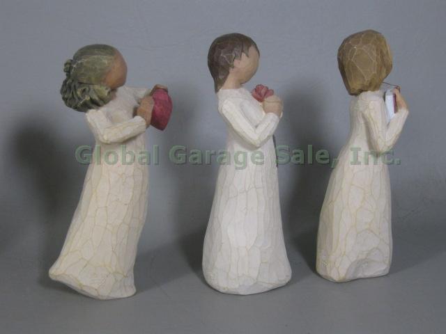 8 Willow Tree Figurines Lot Wisdom With Affection Love Of Learning Loving Amgel 7