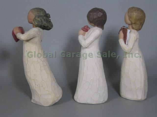 8 Willow Tree Figurines Lot Wisdom With Affection Love Of Learning Loving Amgel 9