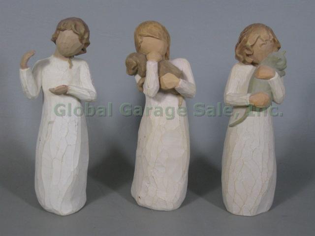 8 Willow Tree Figurines Lot Wisdom With Affection Love Of Learning Loving Amgel 11